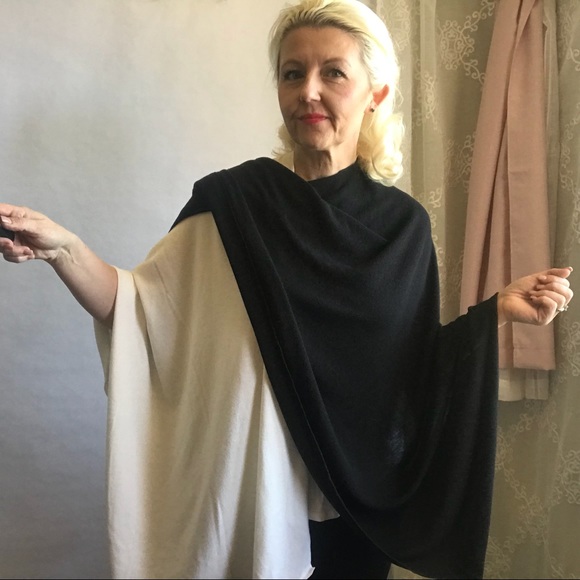 NWT THE ZOE REPORT & DONNI CHARM Contrast Scarf - Picture 7 of 8